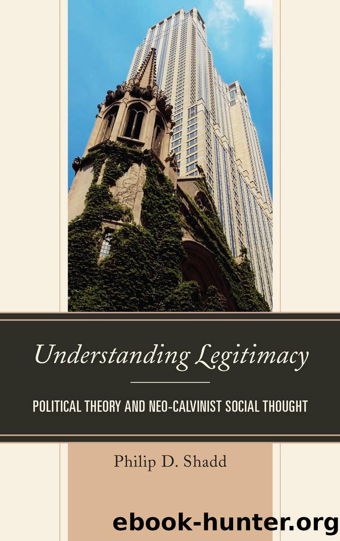 Understanding Legitimacy by Shadd Philip D.;