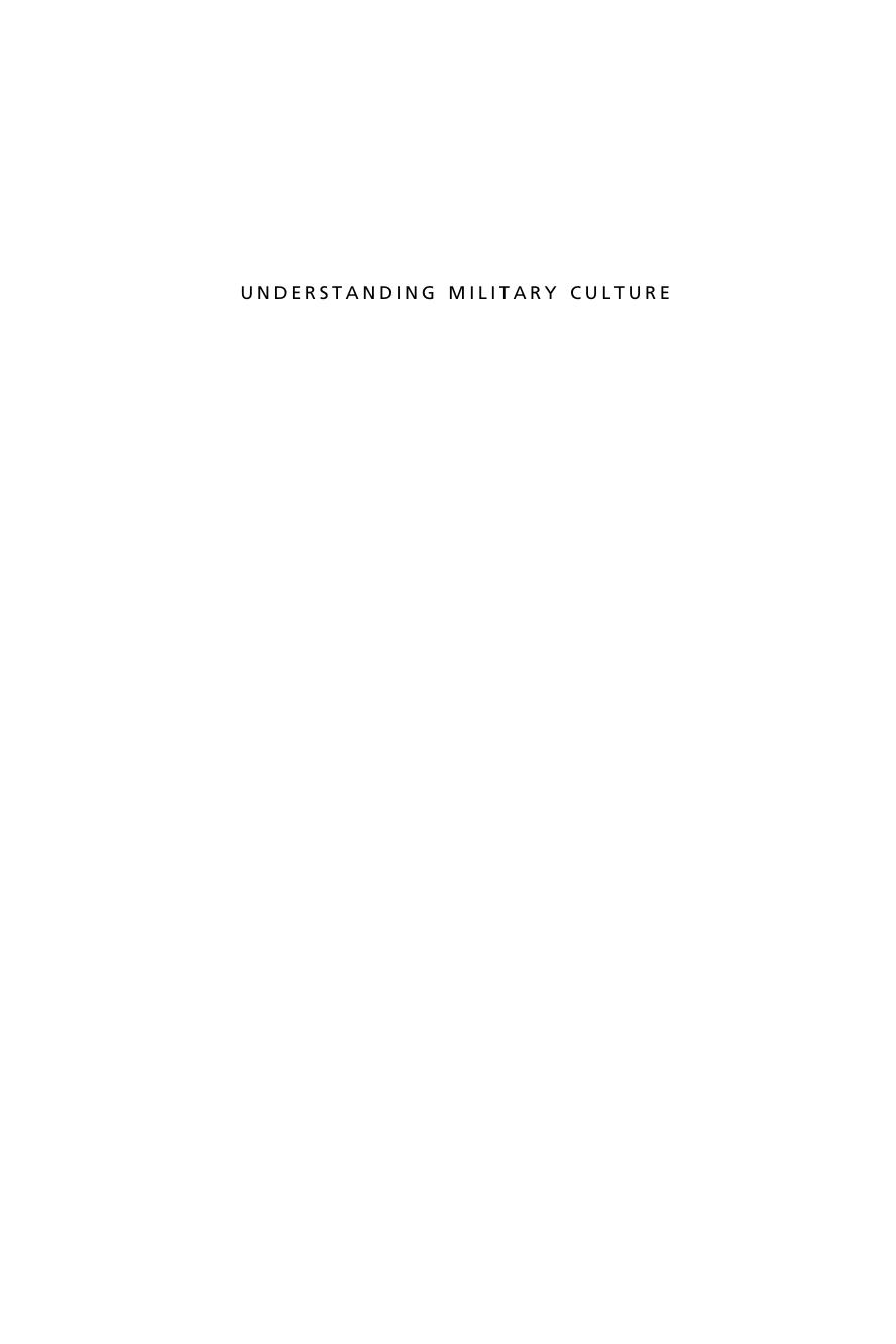 Understanding Military Culture : A Canadian Perspective by Allan D. English