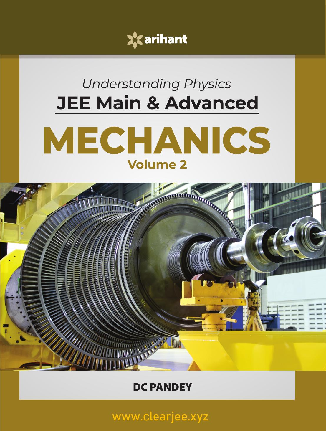 Understanding Physics for JEE Main and Advanced Mechanics Volume 2 by DC Pandey Arihant Experts