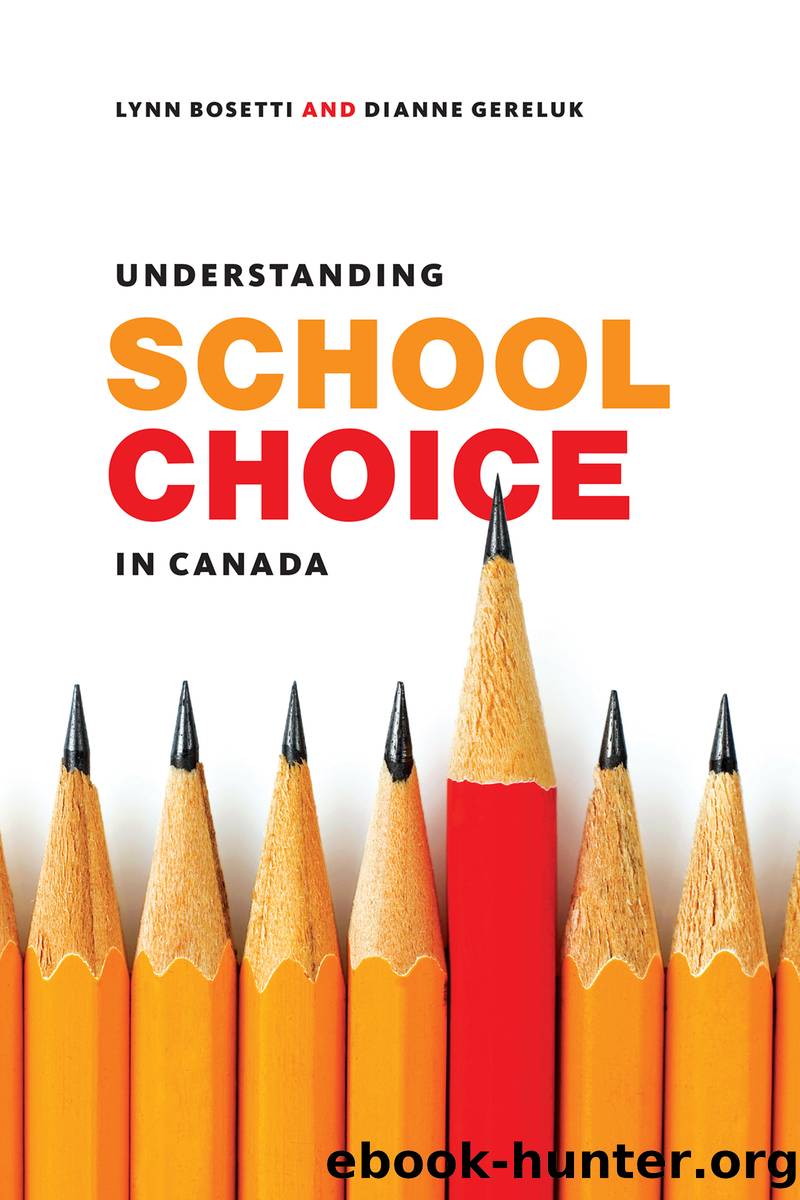 Understanding School Choice in Canada by Lynn Bosetti