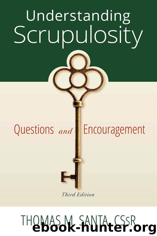 Understanding Scrupulosity by Unknown
