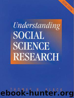 Understanding Social Science Research by Black Thomas R.;