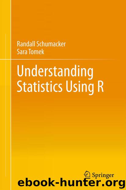 Understanding Statistics Using R by Randall Schumacker & Sara Tomek