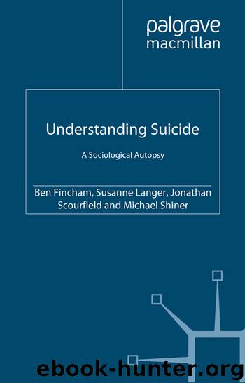 Understanding Suicide by Susanne Langer Ben Fincham