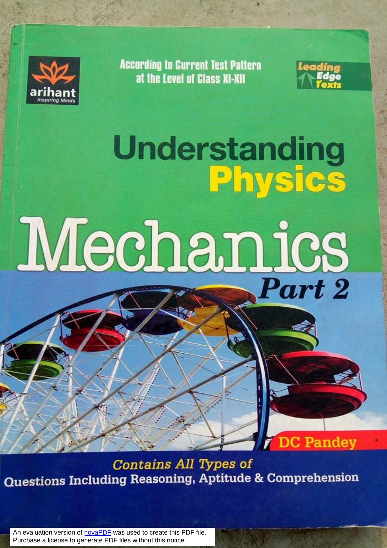 Understanding physics. Mechanics, part 2 by DC Pandey