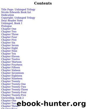 Unhinged Trilogy by Nicole Edwards & Timberlyn Scott