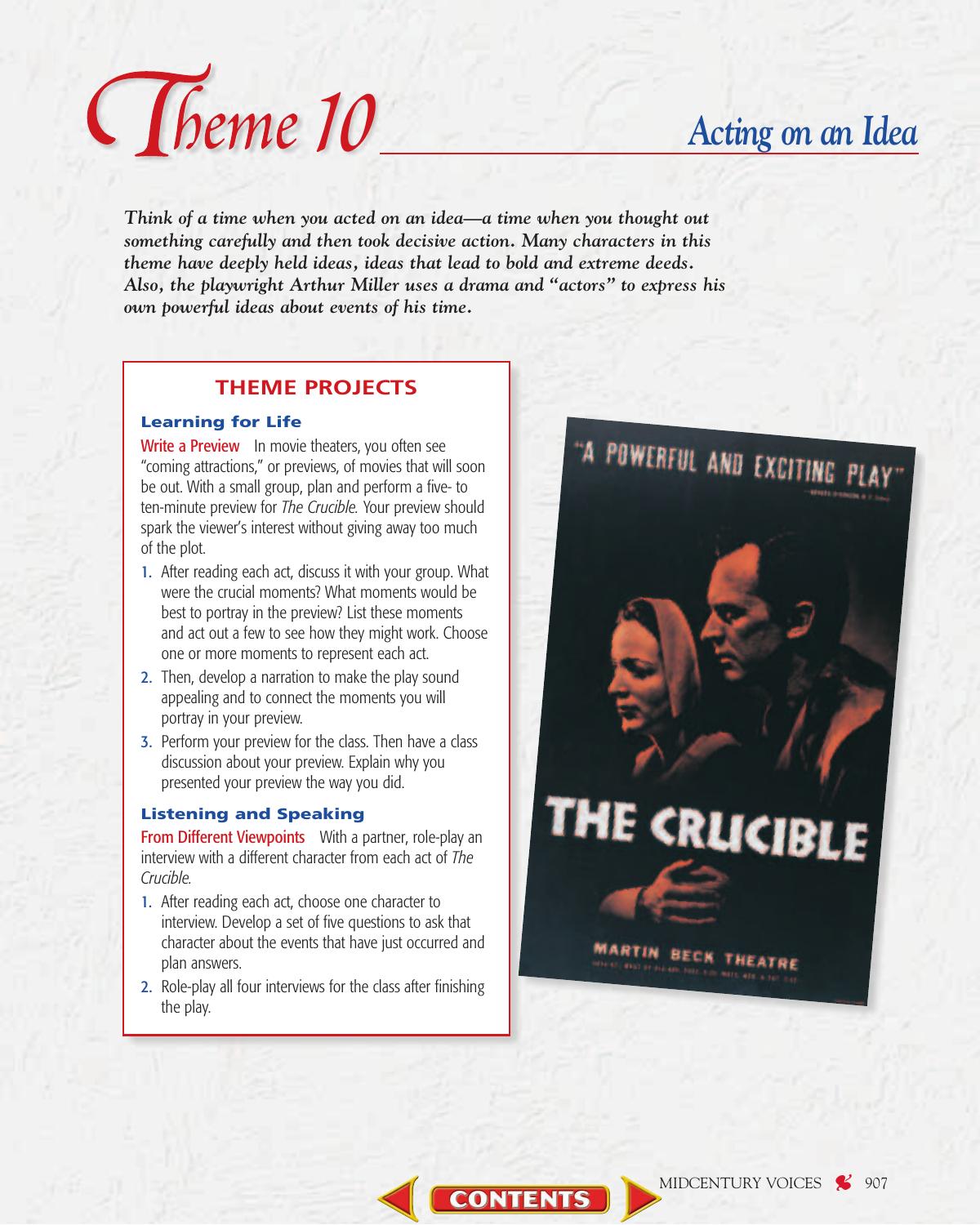 Unit 6: Theme 10: Acting on an Idea by Glencoe/McGraw-Hill