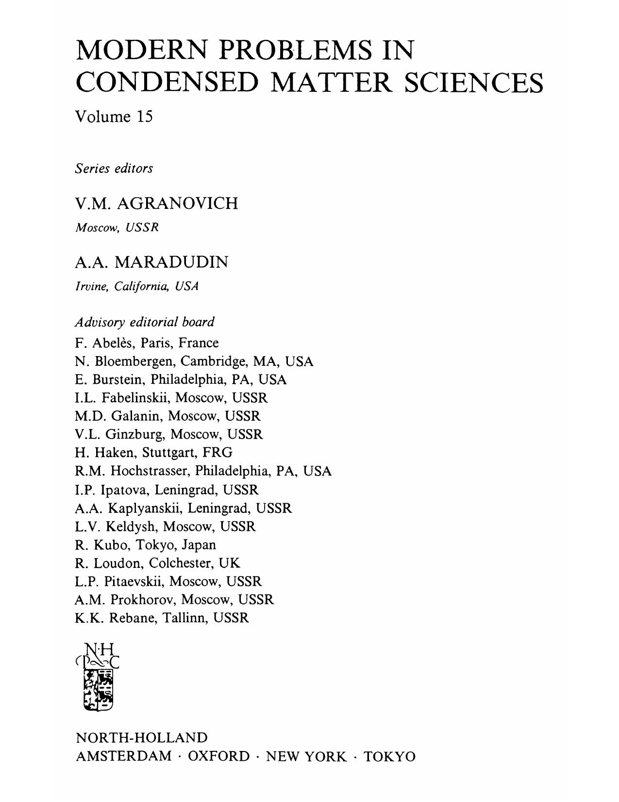 Unitary transformations in solid state physics by M Wagner
