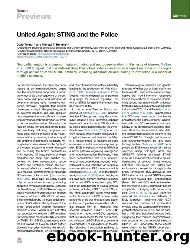 United Again: STING and the Police by Darío Tejera & Michael T. Heneka