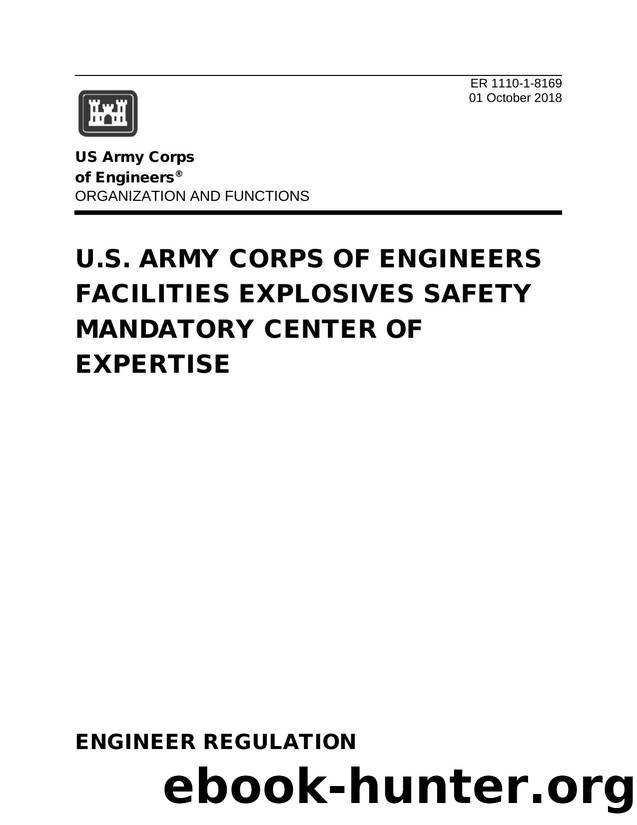 United States Army Corps of Engineers Facilities Explosive Safety Mandatory Center of Expertise by CECW-EC