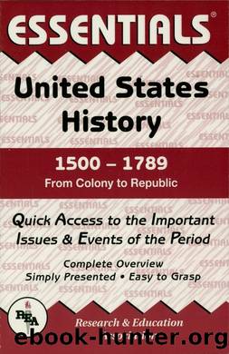 United States History: 1500 to 1789 Essentials by Steven Woodworth