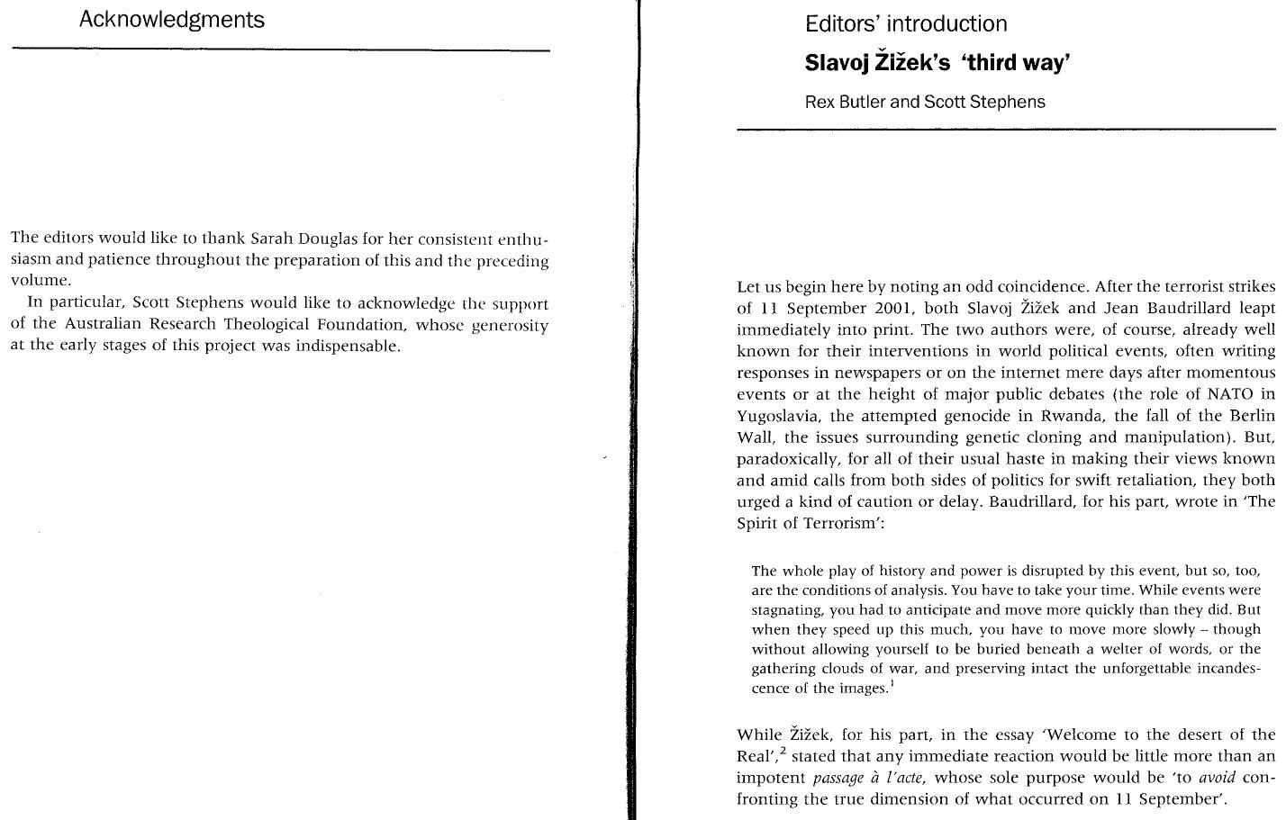 Universal Exception by Slavoj Zizek Rex Butler Scott Stephens