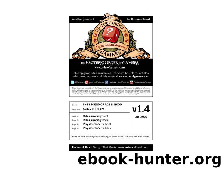 Universal Head by Legend of Robin Hood reference v1.4