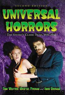 Universal Horrors: The Studio's Classic Films, 1931-1946 by Tom Weaver & Michael Brunas & John Brunas