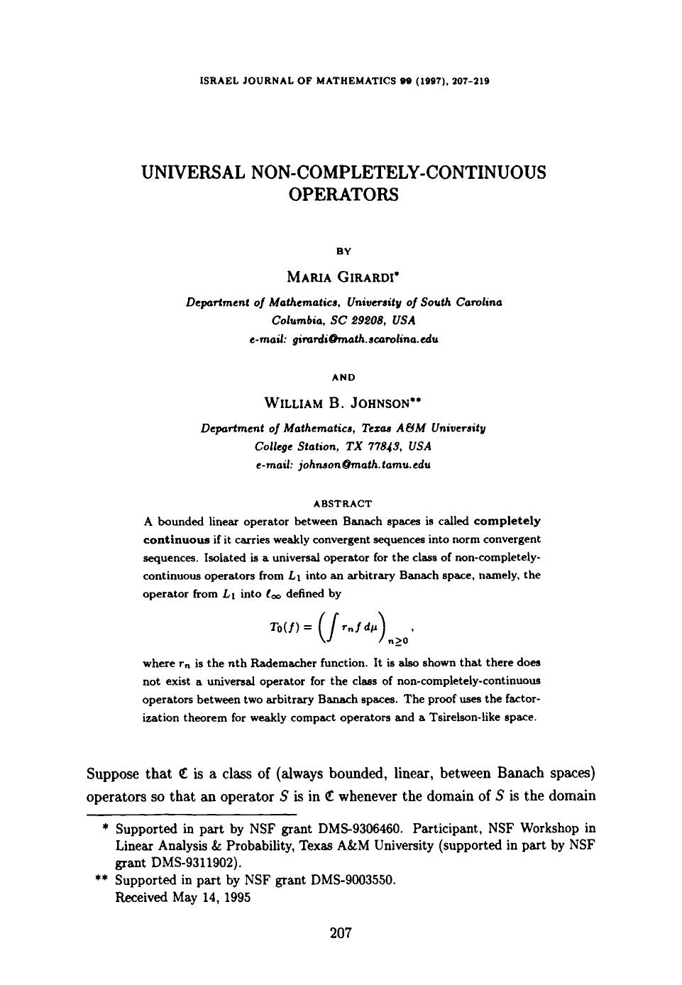 Universal non-completely-continuous operators by Unknown