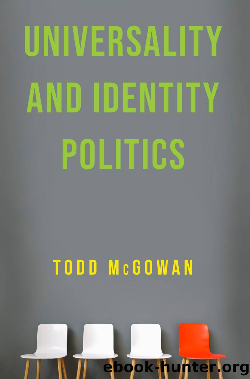 Universality and Identity Politics by Todd McGowan