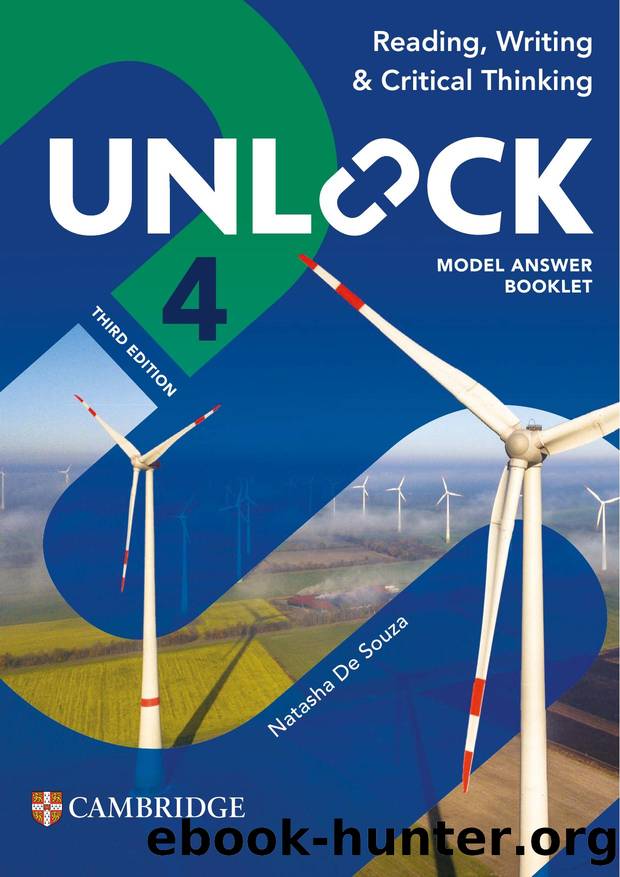 Unlock Reading and Writing Level 4 Model Answer Booklet by Unknown
