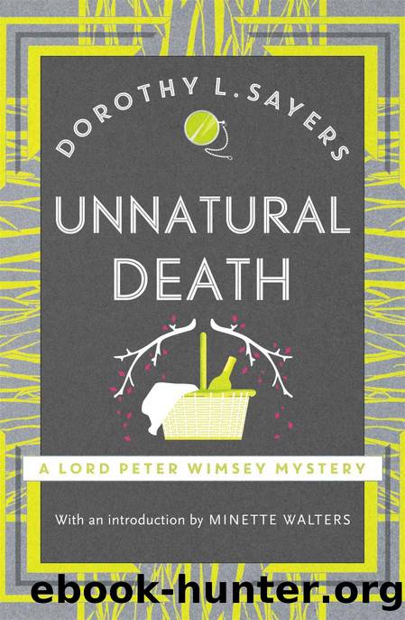 Unnatural Death by Dorothy L Sayers