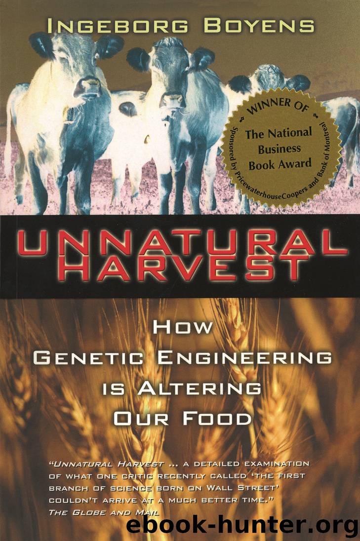Unnatural Harvest by Ingeborg Boyens