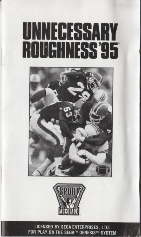 Unnecessary Roughness 95 by Unknown