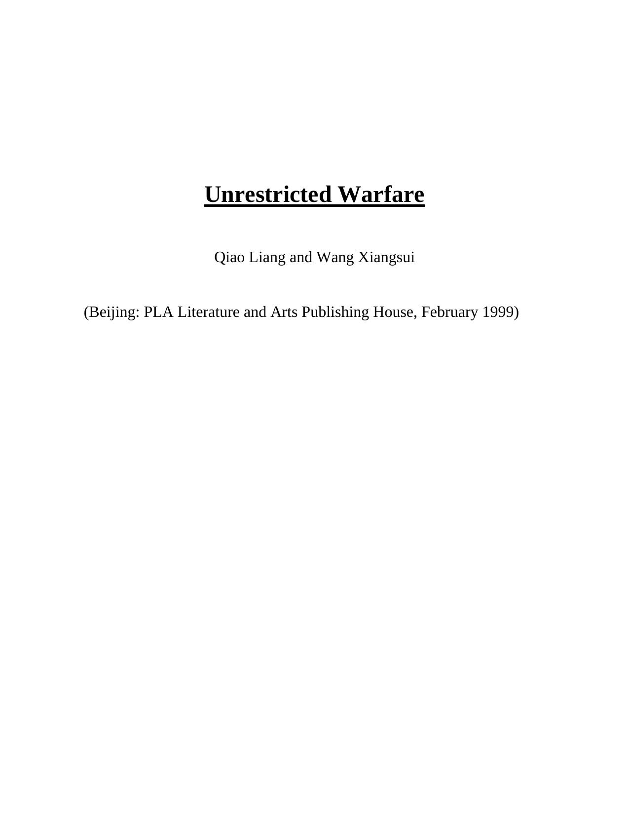 Unrestricted-Warfare-China-s-Master-Plan-to-Destroy-America by rforno