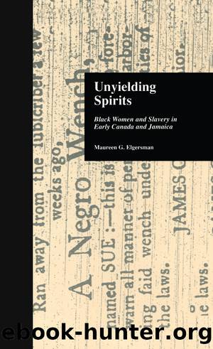 Unyielding Spirits by Maureen G. Elgersman