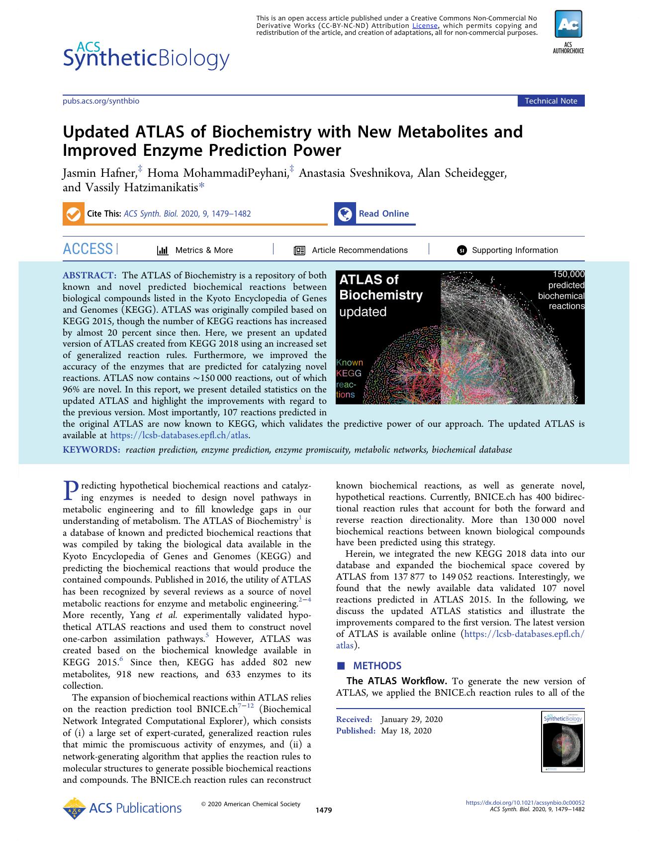 Updated ATLAS of Biochemistry with New Metabolites and Improved Enzyme Prediction Power by unknow