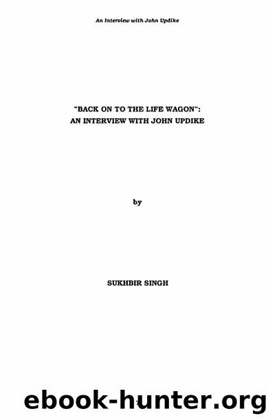 Updike, John by Back on to the Life Wagon