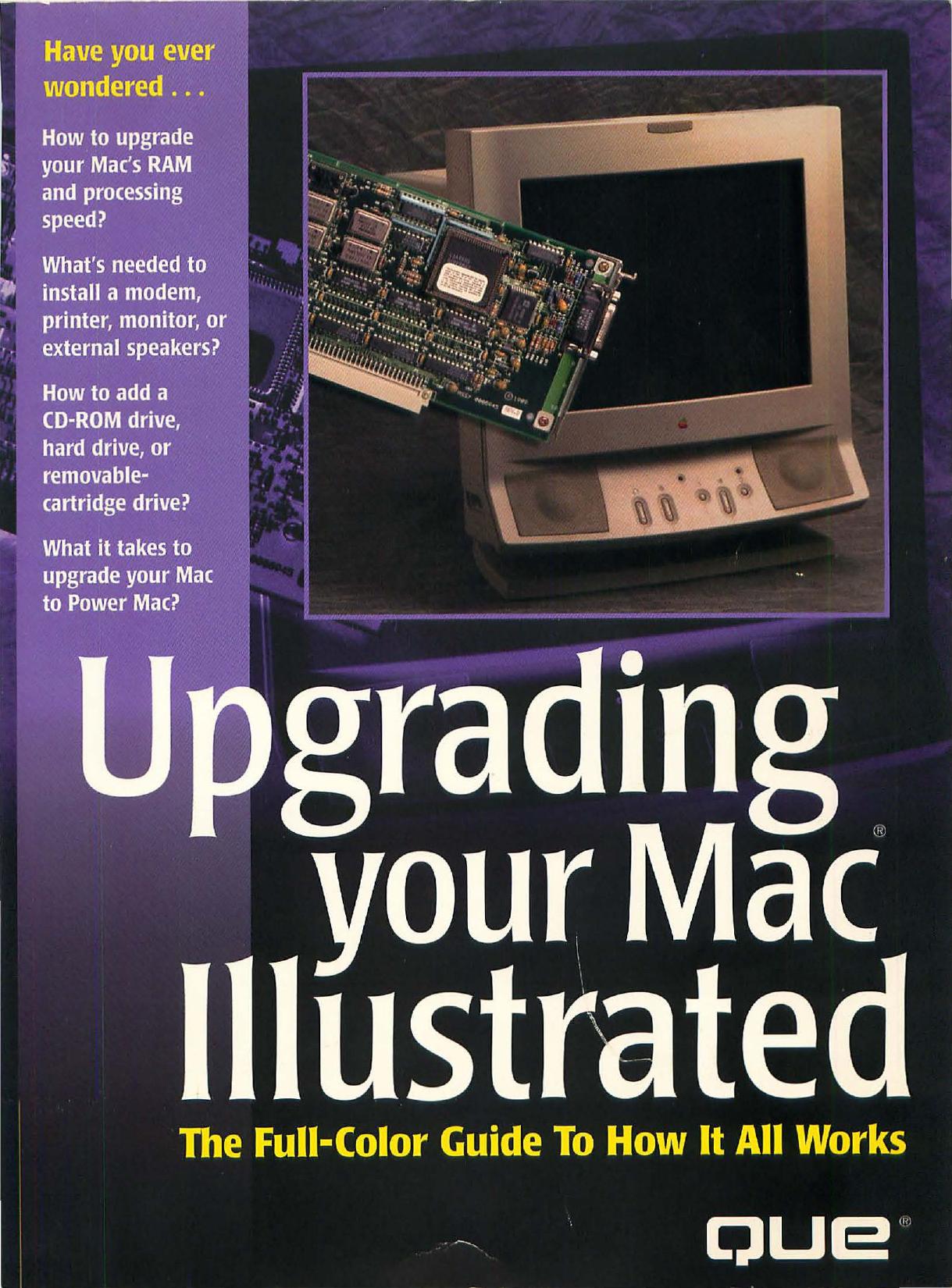 Upgrading your Mac illustrated by Negrino Tom