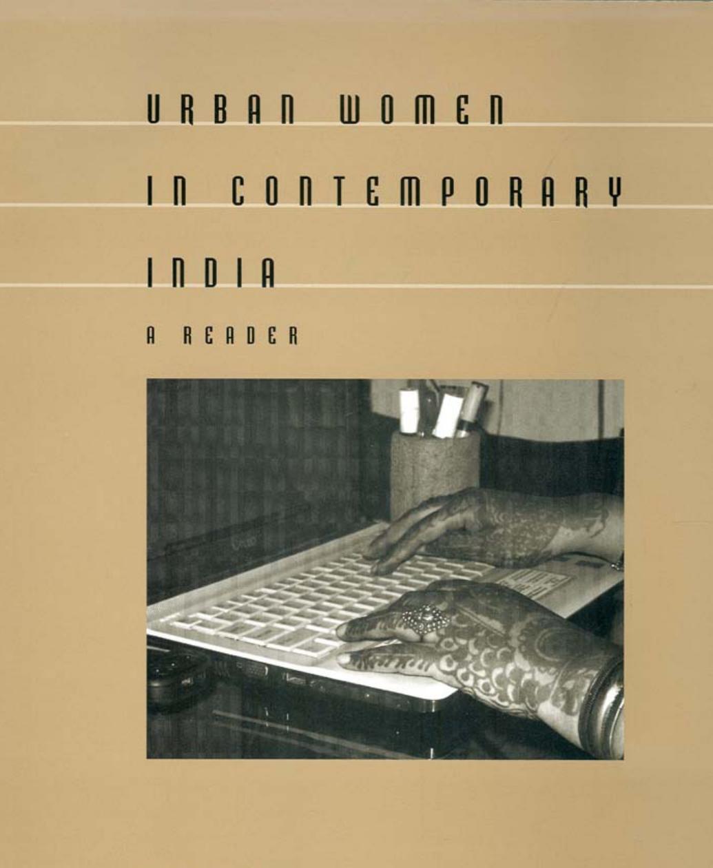 Urban Women in Contemporary India: A Reader by Rehana Ghadially