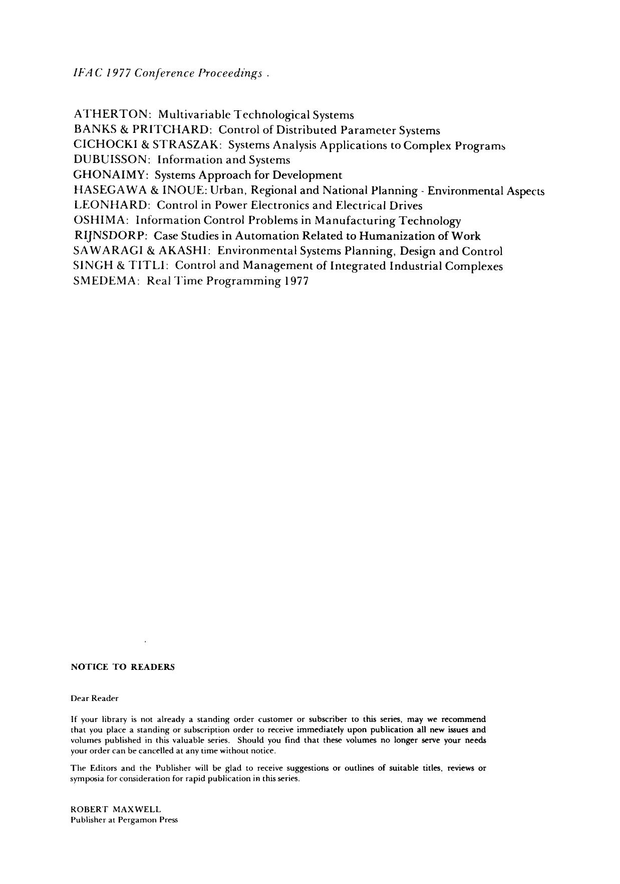 Urban, Regional and National Planning (UNRENAP). Environmental Aspects by Toru Hasegawa K. Inoue