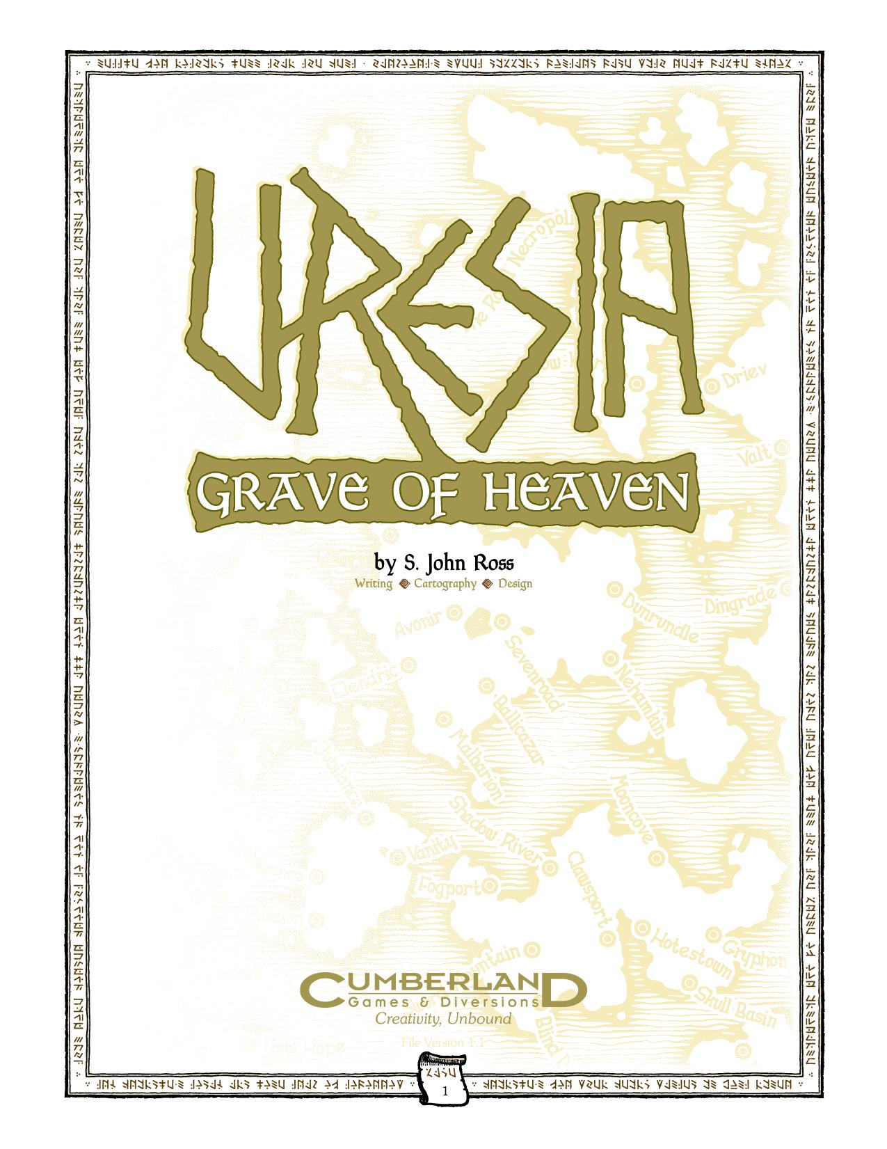 Uresia Grave of Heaven by S. John Ross