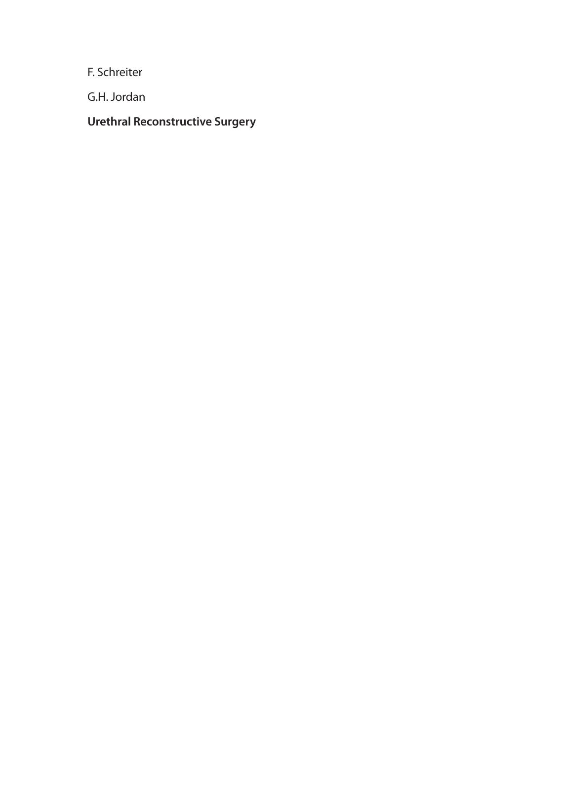 Urethral Reconstructive Surgery by Steven B. Brandes