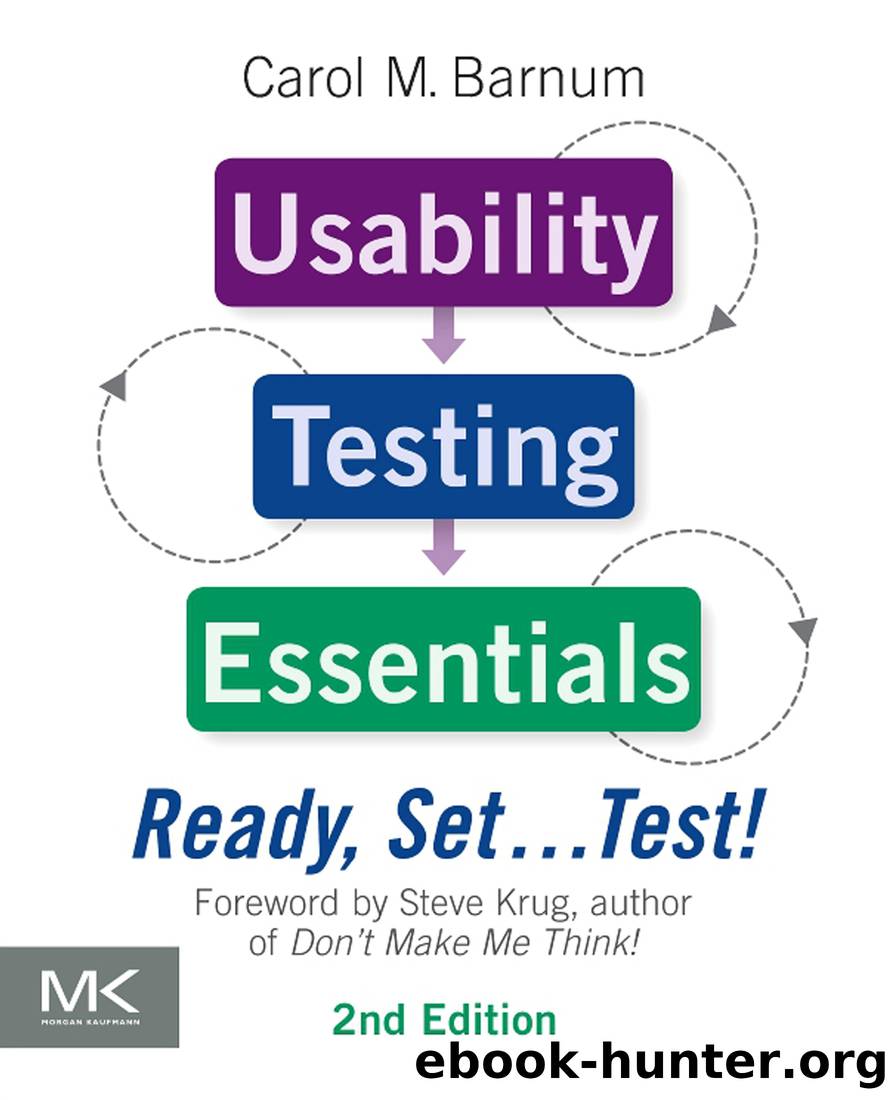 Usability Testing Essentials by Carol M. Barnum