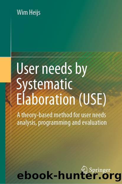 User needs by Systematic Elaboration (USE) by Wim Heijs