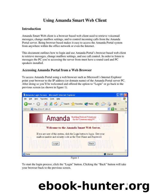 Using Amanda Smart Web Client by Unknown