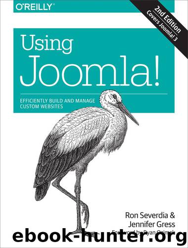 Using Joomla by Ron Severdia & Jennifer Gress