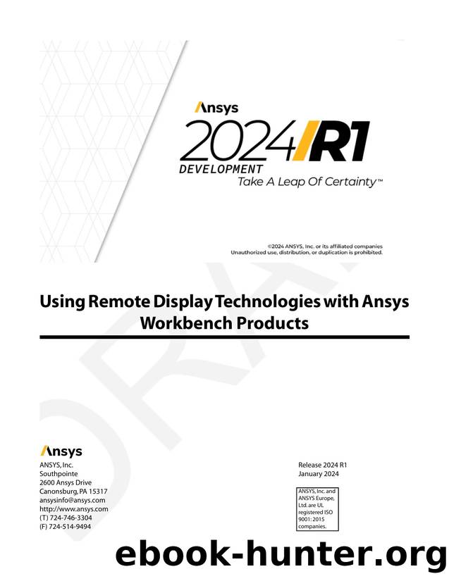 Using Remote Display Technologies with Ansys Workbench Products by Unknown
