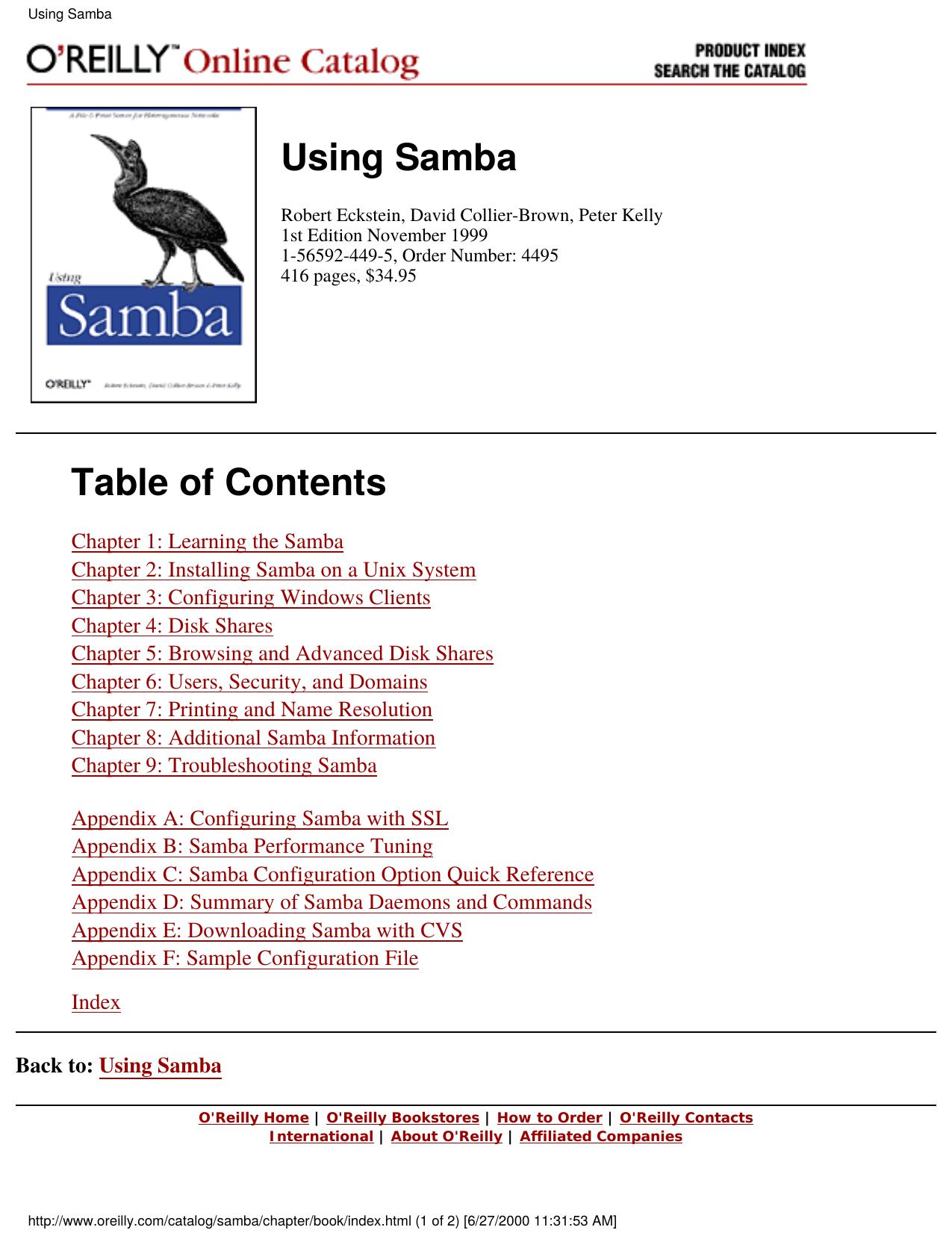 Using Samba by Using Samba