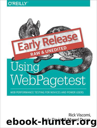 Using WebPagetest by Rick Viscomi Andy Davies and Marcel Duran