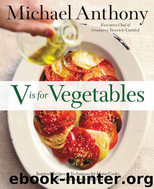 V is for Vegetables: Inspired Recipes & Techniques for Home Cooks from Artichokes to Zucchini by Anthony Michael