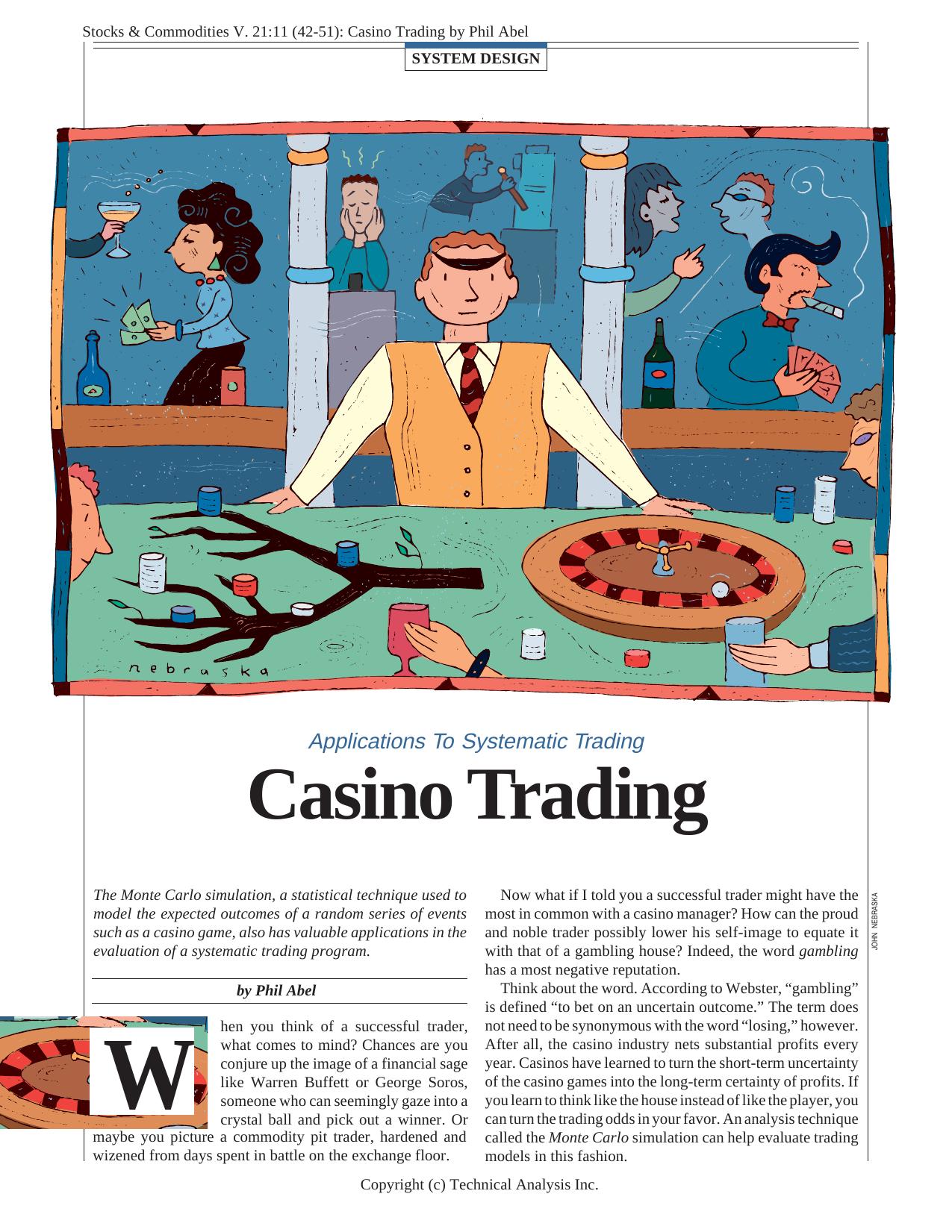 V. 21:11 (42-51): Casino Trading by Phil Abel by Phil Abel