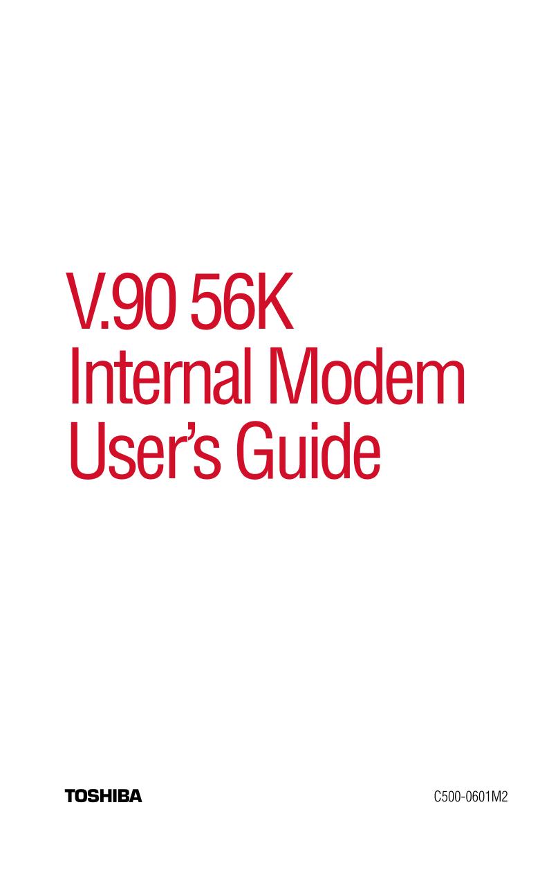 V.90 56K Internal Modem User's Guide by iMet Technologies Inc