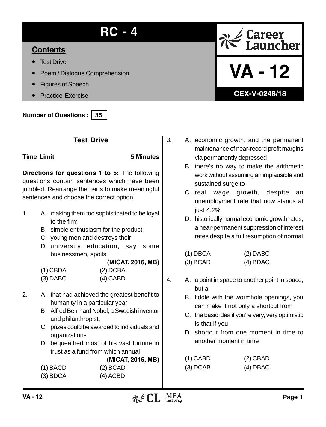VA-12 RC 4 with Solutions by pdf