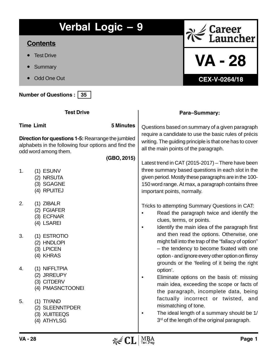 VA-28 VL 9 with Solutions by pdf