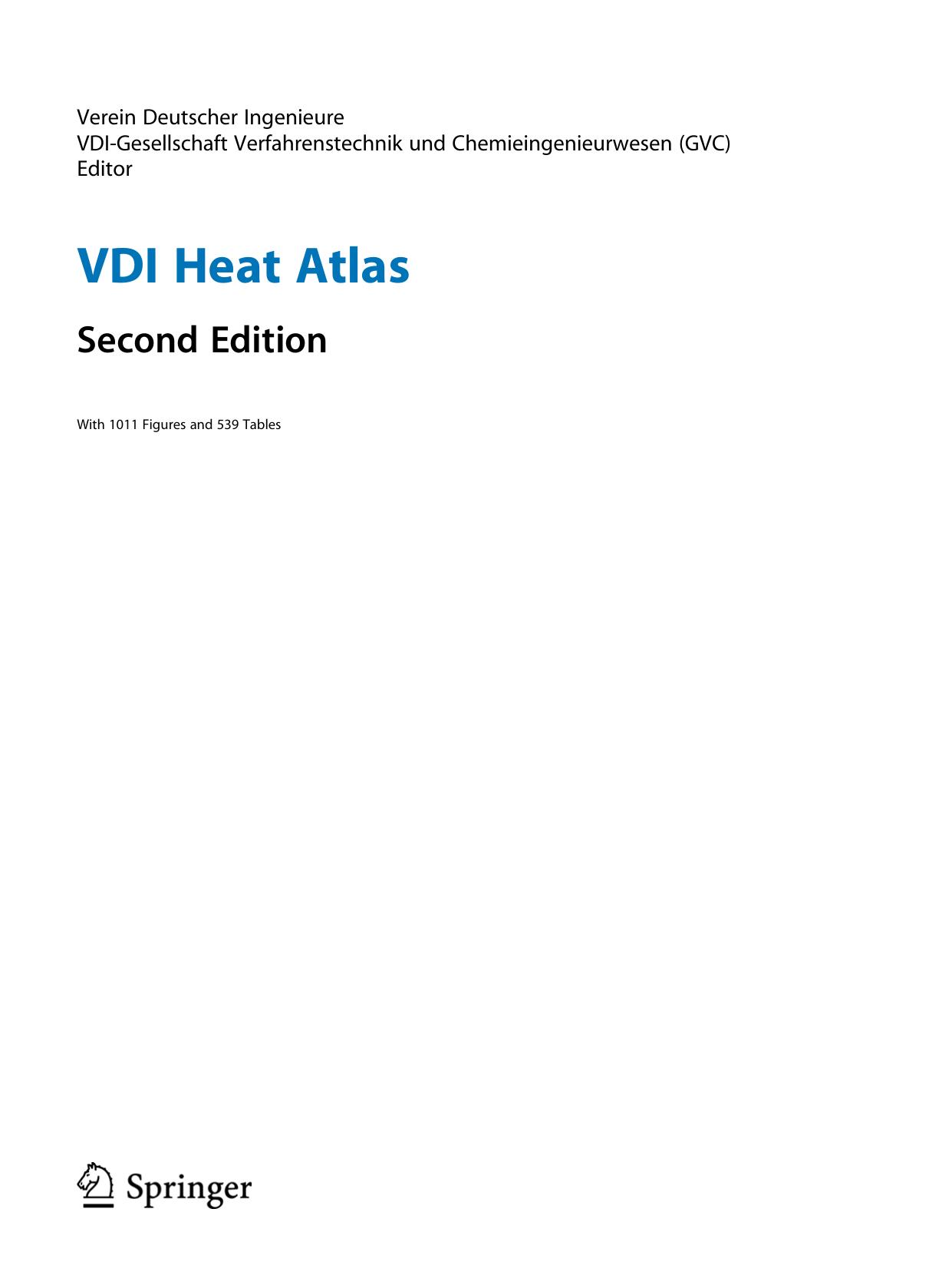 VDI heat atlas by Matthias Kind Holger Martin (auth.)