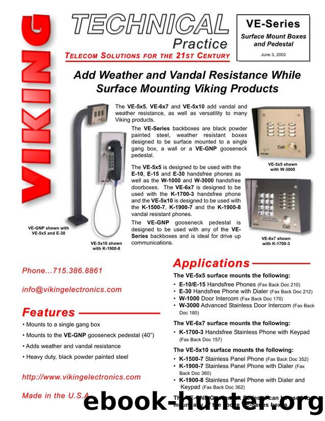 VE-Series Technical Practice by Viking Electronics Inc