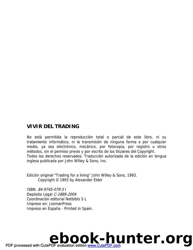 VIVIR DEL TRADING by Alexander Delgado
