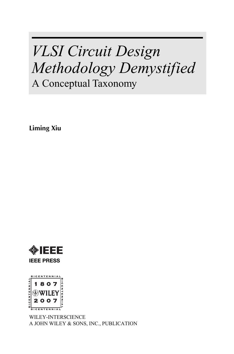 VLSI Circuit Design Methodology Demystified by Unknown
