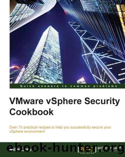 VMware vSphere Security Cookbook by Greer Mike;